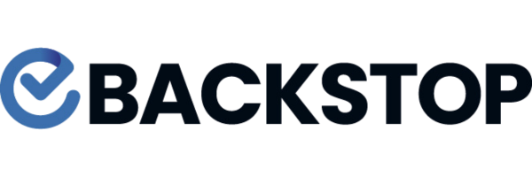 backstop logo black